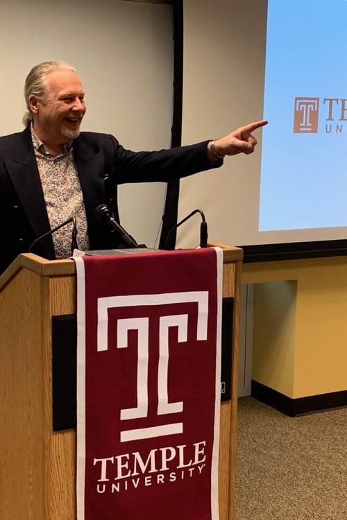 Gary at Temple University