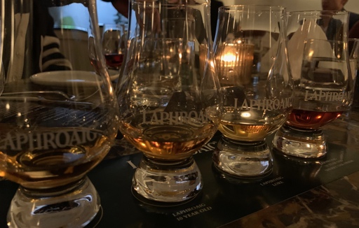 Laphroaigh Whiskey Tasting